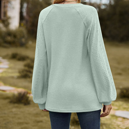 Women's V-neck Long Sleeves