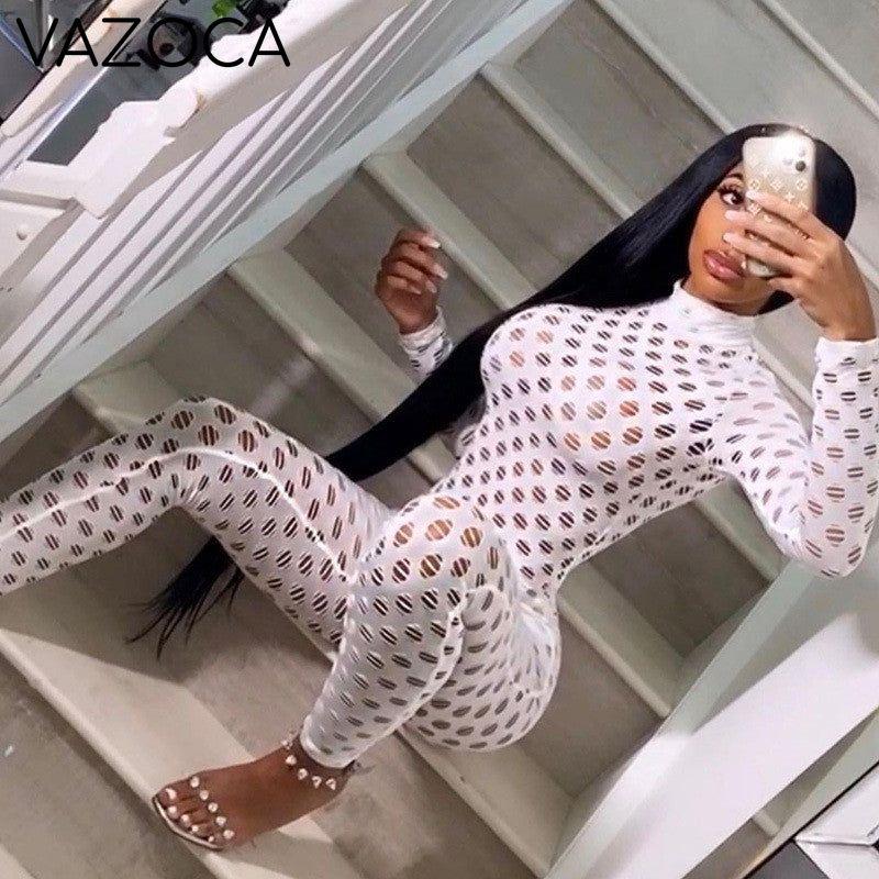 Hollow Sexy Long Jumpsuit