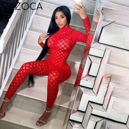 Hollow Sexy Long Jumpsuit