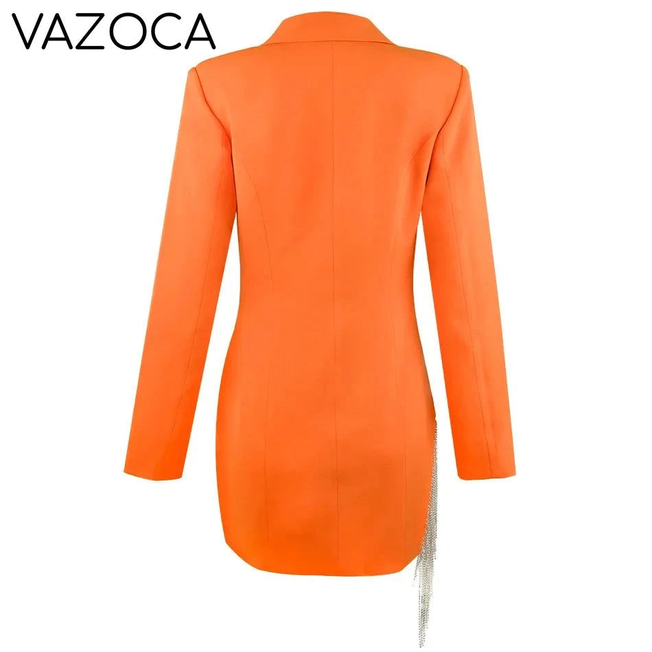 Dania Tassel Blazer Dress