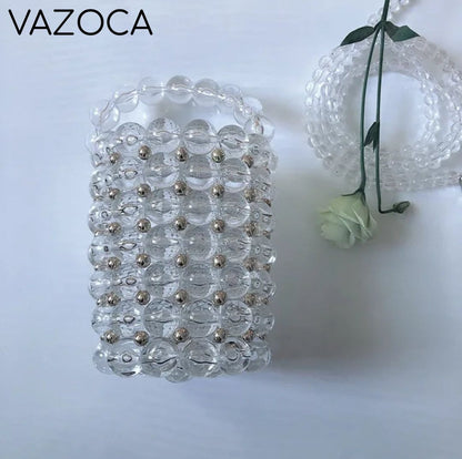 Her Pearls Beading Tote Bag