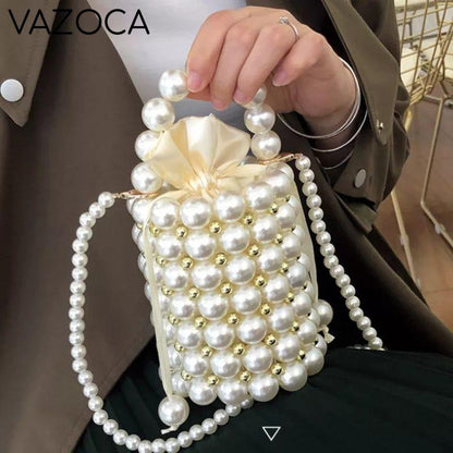 Her Pearls Beading Tote Bag