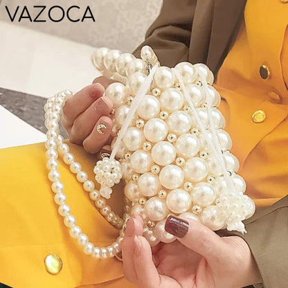 Her Pearls Beading Tote Bag