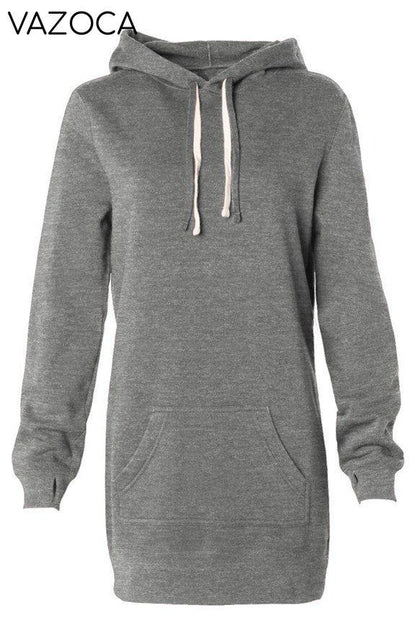 Hooded Sweatshirt Dress Nickel