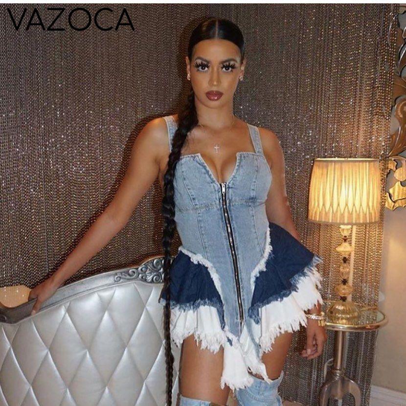 Hot Mama Denim Top