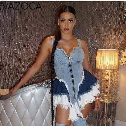 Hot Mama Denim Top