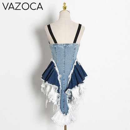 Hot Mama Denim Top