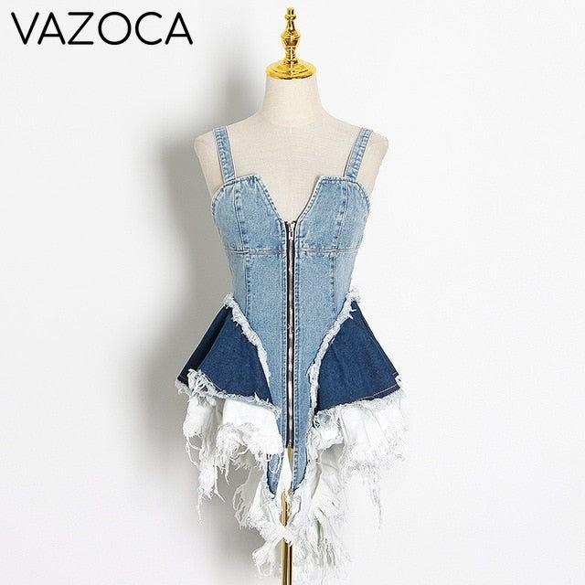 Hot Mama Denim Top