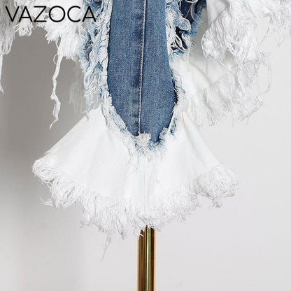 Hot Mama Denim Top