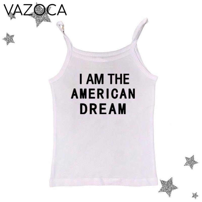 I Am The American Dream Crop Top