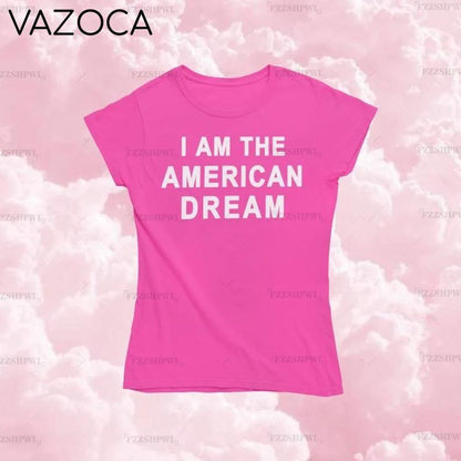 I Am The American Dream Crop Top