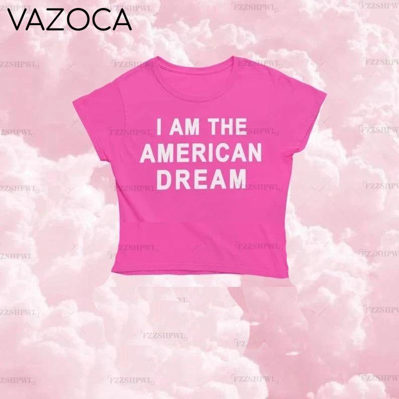I Am The American Dream Crop Top