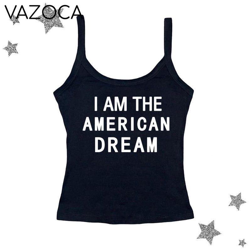 I Am The American Dream Crop Top