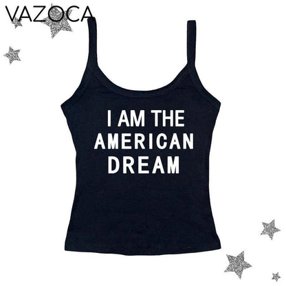 I Am The American Dream Crop Top