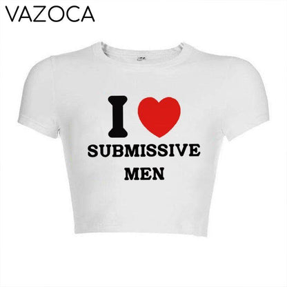 I Love Submissive Men Crop Top