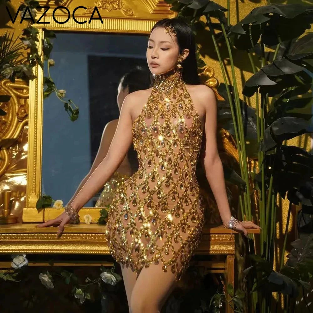 I like It Shiny Mini Dress