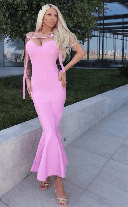 Nora Bandage Maxi Dress