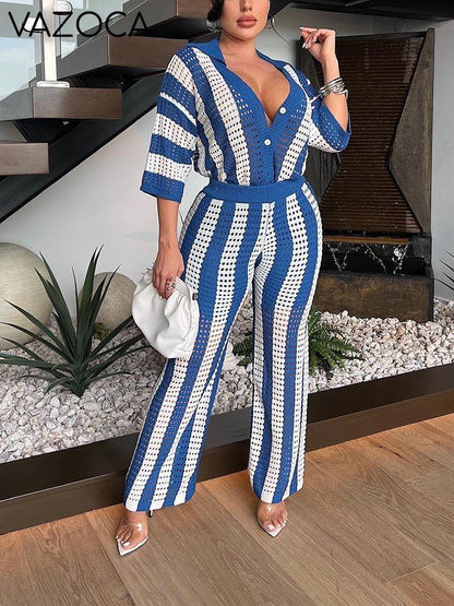 Crochet Pants Set