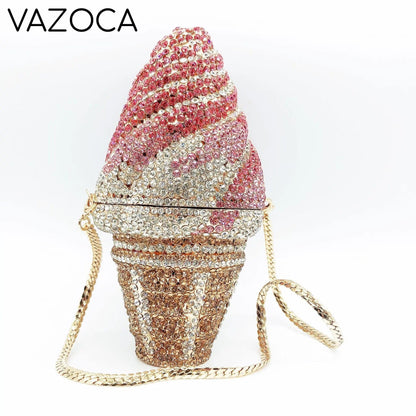 Ice Cream Crystal Purse