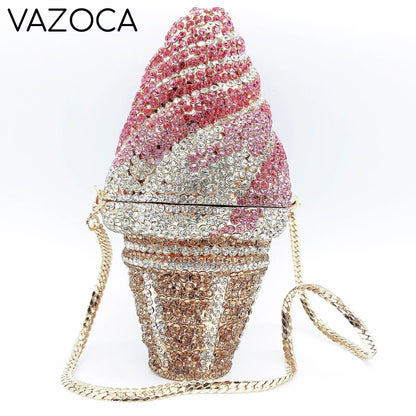 Ice Cream Crystal Purse