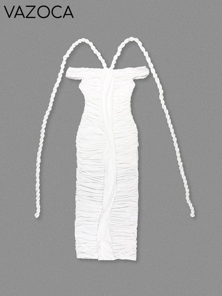 Iconic Braided Tassel Bodycon Dress