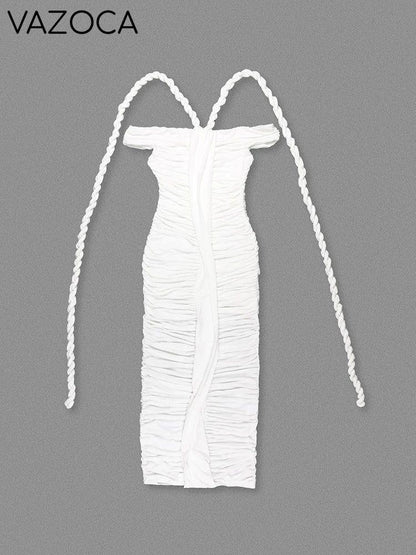 Iconic Braided Tassel Bodycon Dress