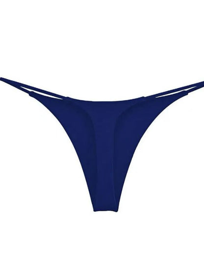 Female Solid Color T-back Thong