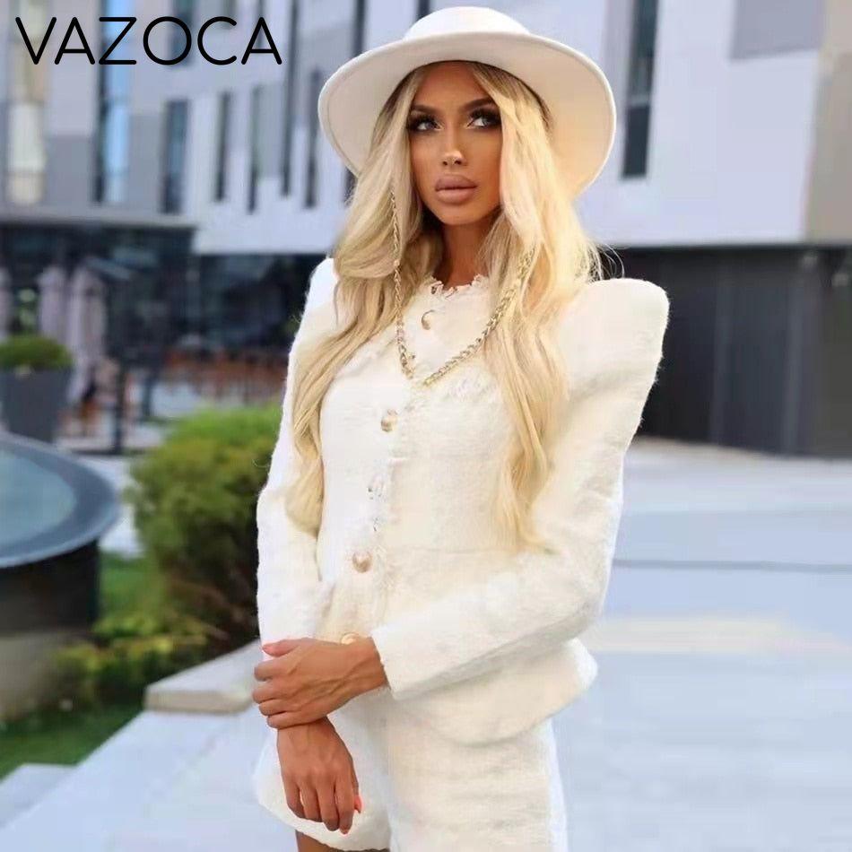 Jackey Blazer Jacket Short Set