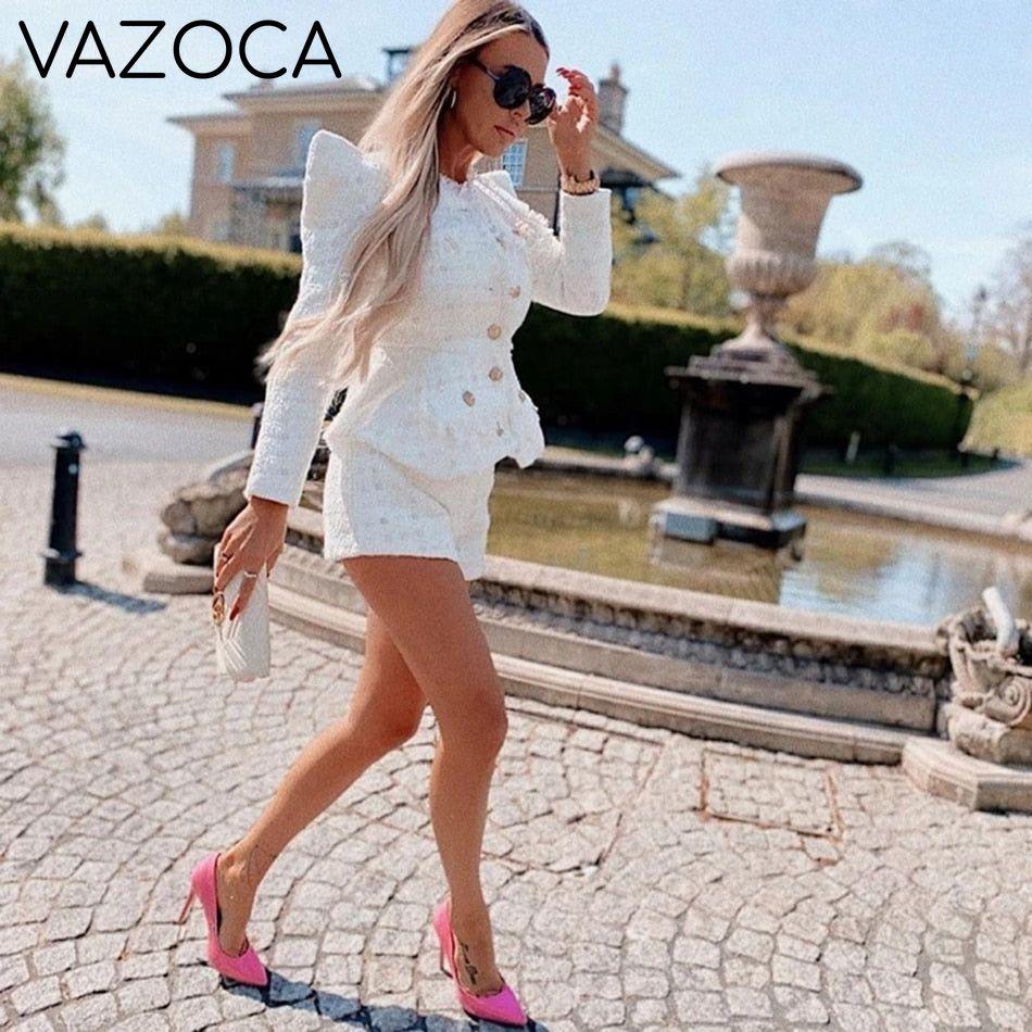 Jackey Blazer Jacket Short Set