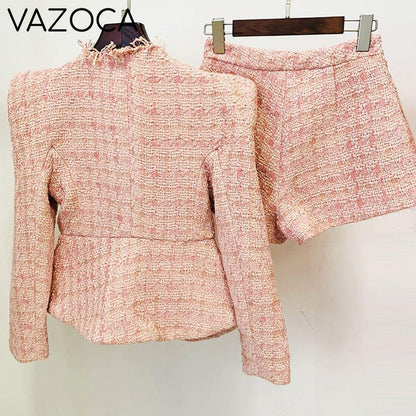 Jackey Blazer Jacket Short Set
