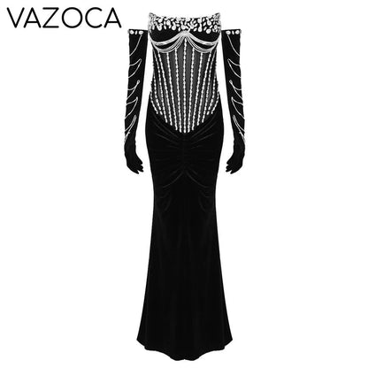 Janelle Velvet Maxi Dress