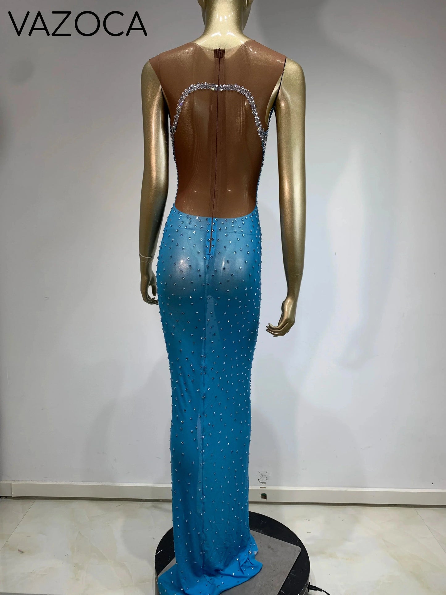 Jenn Sparkling Rhinestone Dress