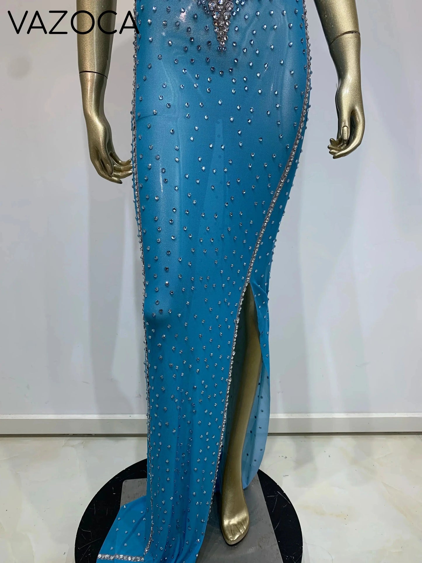 Jenn Sparkling Rhinestone Dress