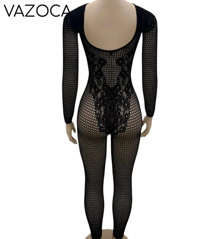 Jess Mesh Jumpsuit