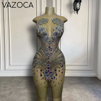 Jordyn Rhinestone Dress