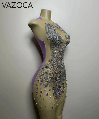 Jordyn Rhinestone Dress