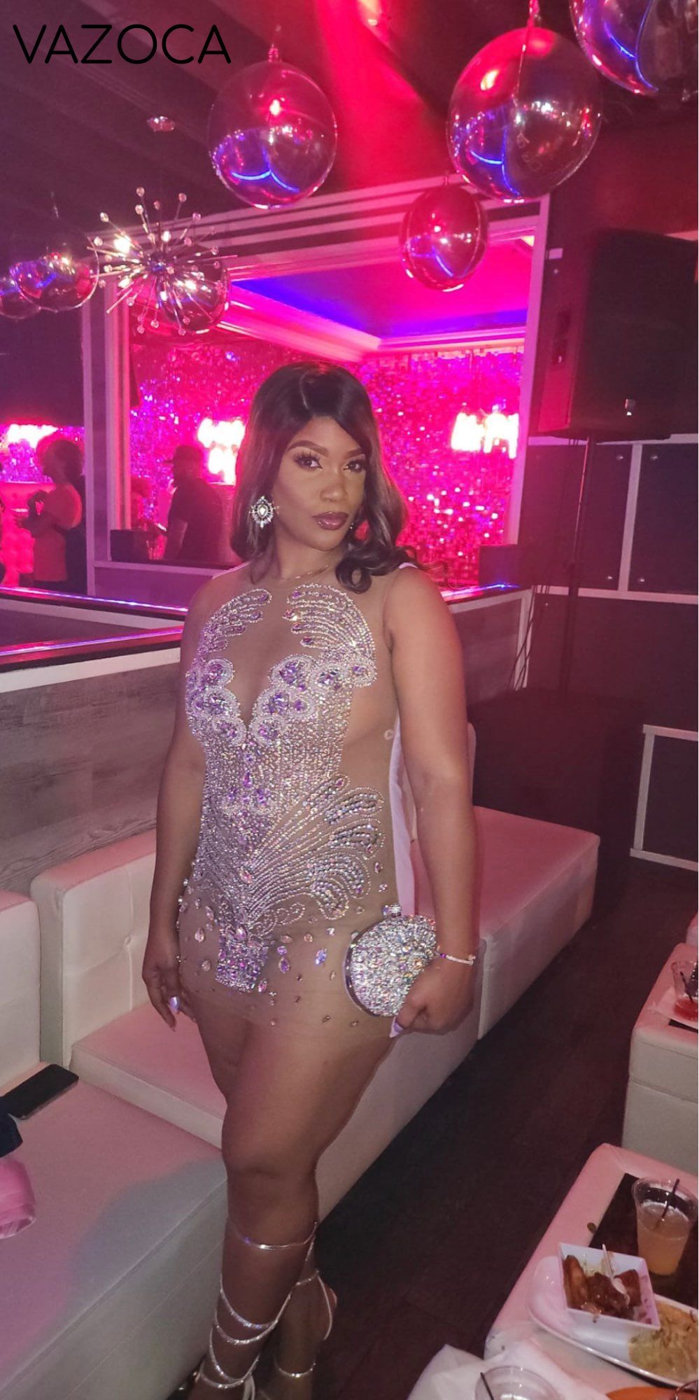 Jordyn Rhinestone Dress