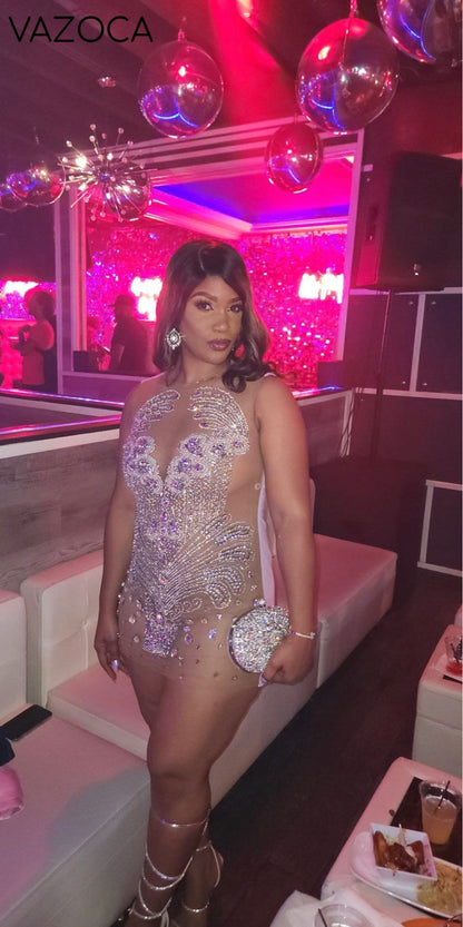 Jordyn Rhinestone Dress