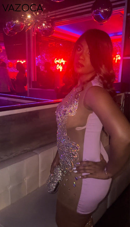 Jordyn Rhinestone Dress