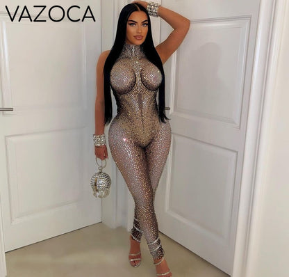 Justine Rhinestone Jumpsuit