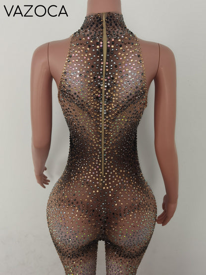 Justine Rhinestone Jumpsuit