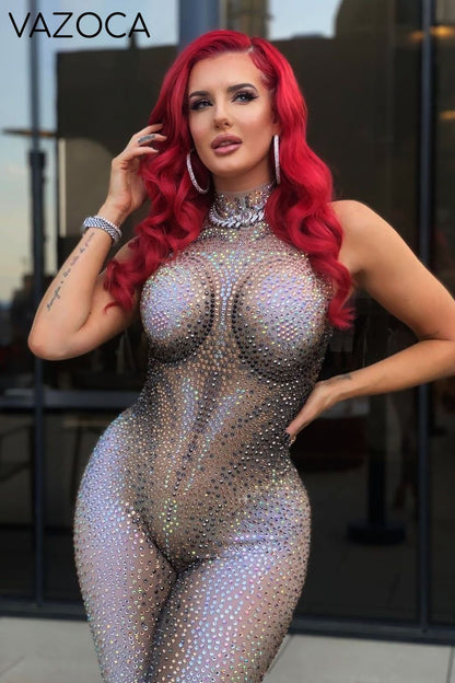 Justine Rhinestone Jumpsuit