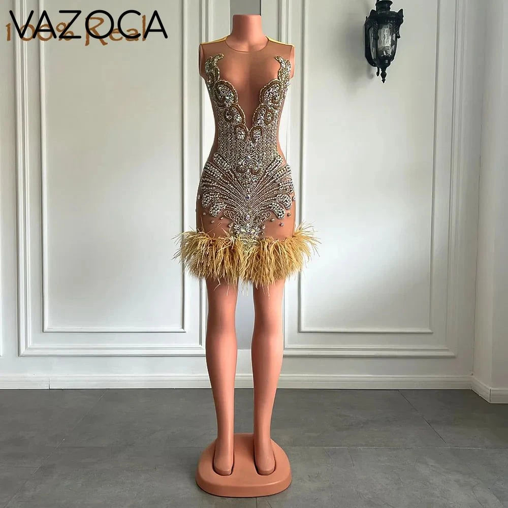Kadijah Feather Dress
