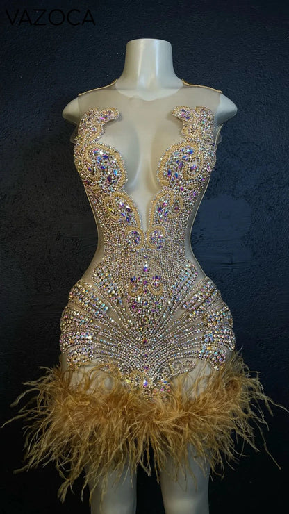 Kadijah Feather Dress