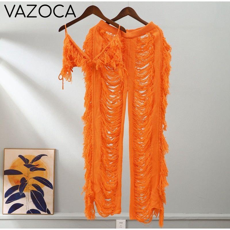 Kamaya Tassel Pants Set