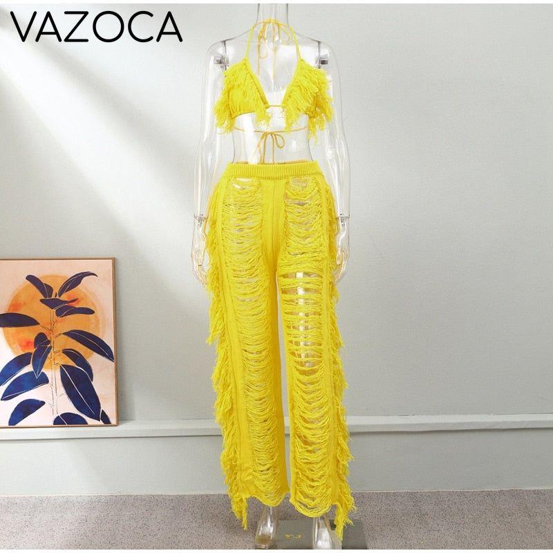 Kamaya Tassel Pants Set