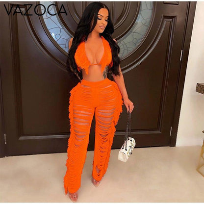 Kamaya Tassel Pants Set