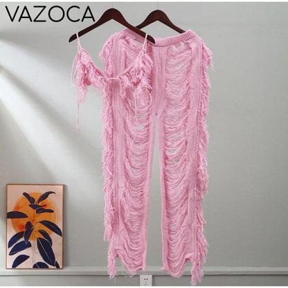 Kamaya Tassel Pants Set
