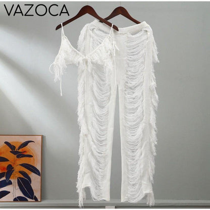 Kamaya Tassel Pants Set