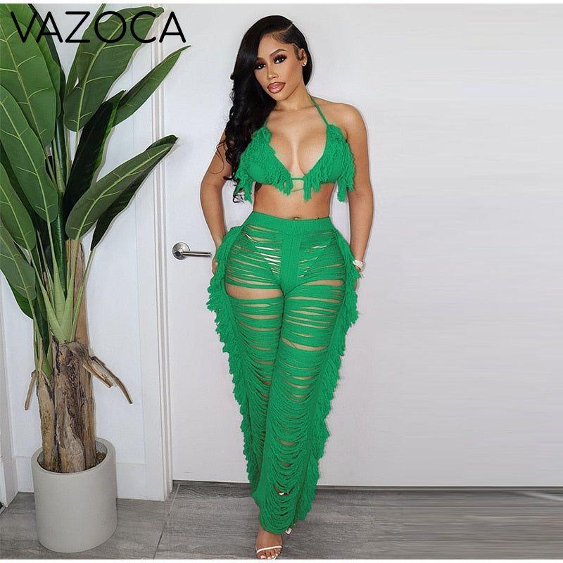 Kamaya Tassel Pants Set